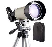 Outdoor Telescope,Telescope For Kids,Adults And Beginners,70mm Aperture 400mm Astronomical Refractor Telescope,Portable Travel Telescope With An Adjustable Tripod (Package 3 A)