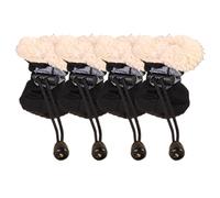 Outdoor Thermal Dog Shoes - Non-Slip Booties, Water Resistant Paw Cover | Cold Weather Footwear, Soft Inner Lining, Anti-Skid Tread Perfect During Snowy, Rainy and Sandy Outdoor Adventures