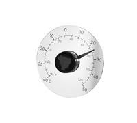 Outdoor Thermometer Self Adhesive Doors and Window Transparent Waterproof Thermometer Without Battery Paste Temperature Gauge for Outdoor 1PC