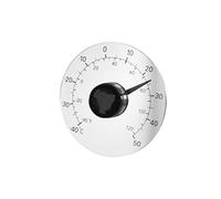 Outdoor Thermometer Self Adhesive Doors and Window Transparent Waterproof Thermometer Without Battery Paste Temperature Gauge for Outdoor 1PC