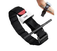 Outdoor Tourniquet Strap - ABS Material + Tape, Tactical Emergency Bandage | One Hand First Aid Tool Portable Hemorrhage Control for Camping, Hiking, Voy