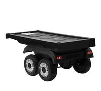 OutdoorToys Licensed Actros 12V Ride On Lorry Trailer - Black