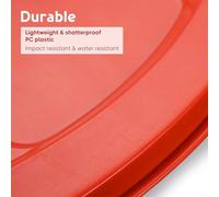 Outdoor Traffic Convex Mirror - 18 Inch Wide-Angle Blind Spot Safety Mirror for Road Corners, Intersections, Garages, Driveways and Parking Lots - Shatterproof