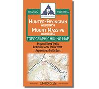 Outdoor Trail Maps LLC Hunter-Fryingpan/Mount Massive Wilderness - Colorado Topographic Hiking Map (2018)