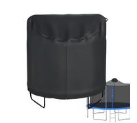 Outdoor Trampoline Cover - Waterproof Foldable Canopy Protector, All Season Spring Bed Protection Layer, Weather Resistant Garden Accessories, Blocks Moisture Exposure with Full