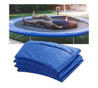 Outdoor Trampoline Safety Pads - Blue Replacement Cushion Spring Cover Protective Padding for Enhanced Safety and Durability in Backyard Fun