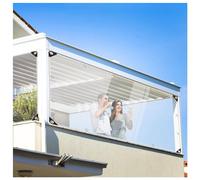 Outdoor Transparent Tarpaulin Gazebo Pergola Window Windproof Awning Garden Plants Waterproof Canvas Rainproof Cloth Plant Cover Chicken Coop Camping (Size : 2x3.5m)