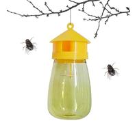 Outdoor Trap - Reusable Wasp and Fly Catcher | Weatherproof Carpenter Bee Trap for Garden, Patios, Stables, Barns, Pastures