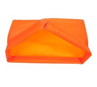 Outdoor Trash Bag Sweeping Garbage Bag Dustpan Bag Orange Fabric
