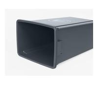 Outdoor Trash Can 40L Waste Bin for Patio Kitchen & Office Eco-Friendly Plastic Garba Container Perfect for Home & Commercial Use (Black)