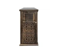 Outdoor Trash Can with Ashtray, Square Smoking Receptacle, Large Waste Sorting Bin for Hotels & Malls, Weatherproof, Perfect for Public Spaces