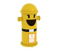 Outdoor Trash Can with Lid - Durable Fire Hydrant Design Waste Container for Public Spaces, Ideal for Parks and Streets