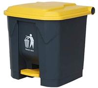 Outdoor Trash Can with Lid, Pedal Type for Parks, Commercial Kitchens, and Hotels, Durable and Easy to Use