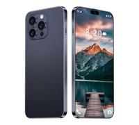 Outdoor Travel Waterproof Smartphone for I16 Pro Max, 7.3INCH HD Ultra Thin Portable Android Mobile Phones, 16GB RAM 1TB ROM, 8000Mah, Dual Sim, Facial Unlock,Dark Blue-1TB