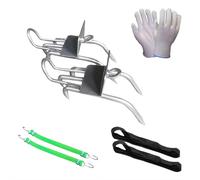 Outdoor Tree-Climbing Anti-Slip Cat Claw Shoes Set, 2025 New Tree Climbing Spikes,Tree Climbing Gear, Portable Tree Spikes, Tree Climbing Kit for Outdoor Activities