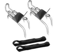 Outdoor Tree-Climbing Anti-Slip Cat Claw Shoes Set - 2025 Upgrade Spikes for Arborists, Hunting & Fruit Picking - Lightweight Durable Stainless Steel with Adjustable Straps (5 Claws, Set 1)