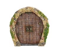 Outdoor Tree Fairy Door, Fairy Garden Miniature Gnome House Doors and Windows, Fairy Garden Sculpture