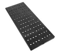 Outdoor Trench Drain Cover - Heavy-Duty Plastic Grate for Sewer & Drainage Heat Dissipation Insulation Black 19.65"x7.55"x0.79" - Ideal for Urban Infrastructure