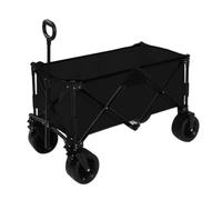 Outdoor Trolley Outdoor Camper, Foldable Camper, Picnic Grocery Trailer, Camper Van, Portable Food Stall, Fishing Trailer Trolley(Black)
