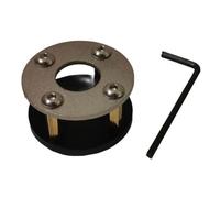Outdoor TV Antenna Bracket M-Tube Base, UV Shortwave Compatible 1/4 3/8 Inch Thread, Stainless Steel 50Cm Feeder Portable Tripod Mount(without feeder)