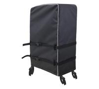 Outdoor TV Cart Cover Protective Case with Reflective Stripes | Windproof TV protector with double webbing fastener for living room, apartment, garden, conference room, office
