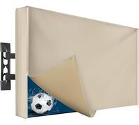 Outdoor TV Cover 80-85 Inch Weatherproof, Waterproof Outside TV Covers Heavy Duty 600D Oxford TV Covers Outdoor TV Screen Protectors Shield with Zippers for Flat Screen Outdoor TVs