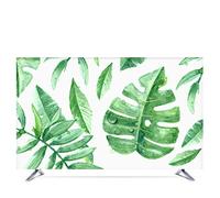 Outdoor TV Cover Weatherproof 22 inch 75 Decorative Hood Cover Fit use for Screen TV Leaves Waterproof Green(Same like the pic,28 inch)