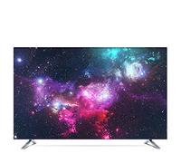 Outdoor TV Cover Weatherproof Custom 19" - 80" 22 inch 75 Decorative Hood Cover Fit use for Screen TV PC Nebula Universe Waterproof Purple Blue Green(A,28 inch)