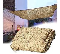 Outdoor uflage Netting - Lightweight Beige Military Net for Hunting Photography Decoration Shade Protection - Sizes: 3x4m 4x6m 5x10m 8x8m