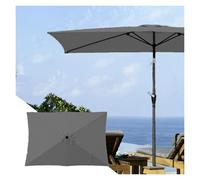 Outdoor Umbrella Canopy Replacement3x & 2.5x2.5MParasol Cover Waterproof Canopy for Garden Offset Hanging Umbrella Shelter