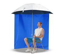 Outdoor Umbrella Cover: Waterproof Fabric for Beach Umbrella with Semicircular Shape, Sun Protection Sheet and Anti-Mercy | Pool Curtain, Light Coverage and Computer Port