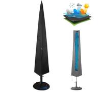 Outdoor Umbrella Cover | Waterproof Uv-Resistant Umbrella Protection | Weatherproof Storage Dustproof Protector for Furniture Deck Apartment Balcony Dining Area Backyard Garden Poolside