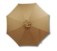 Outdoor Umbrella Replacement Canopy for 8 Ribs, UV Protective Parasol Fabric Cover for Market Table, Fits 7ft to 13ft Umbrellas, Durable and Weather-Resistant