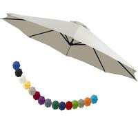 Outdoor Umbrella Replacement Cover 200cm 250cm 270cm 300cm 8 Ribs Canopy Polyester Fabric for Patio Umbrella Waterproof & UV Resistant Perfect for Garden & Deck