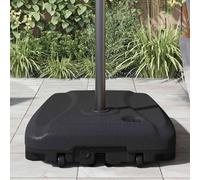 vidaXL Outdoor Umbrella Stand Black Garden Patio Parasol Base Support Holder