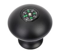 Outdoor Universal Trekking Pole Stick Monopod Tripod Head Grip Knob with Ergonomic Design Aluminum Alloy for Hiking Camping Black 2x2x2inch