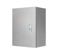 Outdoor Universal Weatherproof Metal Electrical Junction Box with Safety Locks and Mounting Plates for Equipment Protection