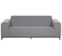 Beliani Garden Sofa 2 Seater Rovigo Grey