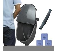 Outdoor Urinal for Backyard - Urine Diverter,Odorless Wall Mounted Toilet Urine Separator with Lid for Men Motorhome Dorm Boy Garden
