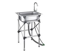 Outdoor Utility Sink, Stainless Steel Construction, for Laundry Room, Bathroom, and Farmhouse Use