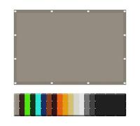 Outdoor UV Protection Sail Shade 180x500 cm, 98% UV Block, Tear-Resistant Weatherproof Canopy Fabric, Various Sizes with Tension Ropes for Garden, Taupe