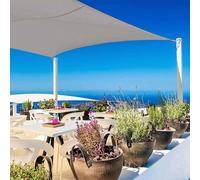 Outdoor UV Protection Shade Sail 6x8m - Rectangle Canopy for Pool Backyard & Deck - Includes Fixing Kit & Guy Rope - Dark Grey Ideal for Sunshade & Outdoor Comfort