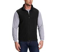 Outdoor Ventures Men's Full-Zip Polar Fleece Gilets Lightweight Outerwear