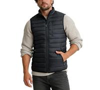 Outdoor Ventures Men's Puffer Gilet Packable Quilted Bodywarmer Padded Vest Outerwear Waistcoats Water-Resistant Windproof Sleeveless Jacket for Golf Running Hiking Horse Riding Dark Grey S
