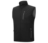 Outdoor Ventures Mens Waterproof Cycling Gilets Sleeveless Jacket Black S
