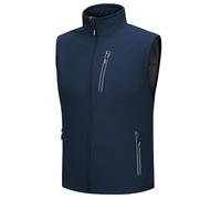Outdoor Ventures Mens Waterproof Cycling Gilets Sleeveless Jacket Outerwear Dark Blue M