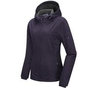 Outdoor Ventures Softshell Jacket Womens Rain Jacket Lightweight Raincoats Windbreaker Waterproof Hiking Jacket Breathable Outdoor Jacket with Hood Purple Heather XS