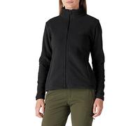 Outdoor Ventures Womens Fleece Jackets Ladies Lightweight Warm Full Zip Coat Soft Outerwear Running Jacket With 4 Large Pockets(Black,XL)