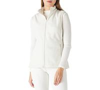 Outdoor Ventures Women's Fleece Vest, Polar Zipper Vest Outerwear Ladies Soft Sleeveless Coat Gilet with Pockets for Fall & Winter(White,M)
