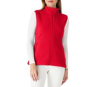 Outdoor Ventures Women's Fleece Vest, Polar Zipper Vest Outerwear Ladies Soft Sleeveless Coat Gilet with Pockets for Fall & Winter(Red,XS)